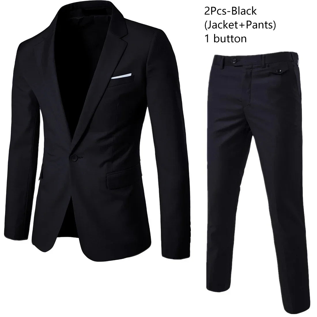 Ternos masculinos elegantes, 3 peças, 2 conjuntos de blazers, jaquetas, coletes, calças, luxo, clássico, 2025, casacos formais, trajes coreanos