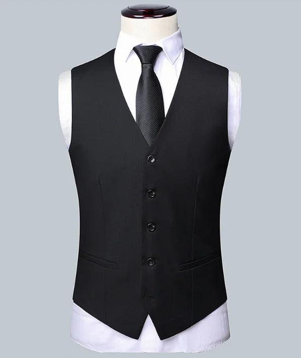 Terno masculino de cor sólida, alta qualidade, moda 2025, banquete, casamento, tendência, padrinho, solteiro, 3/2/1