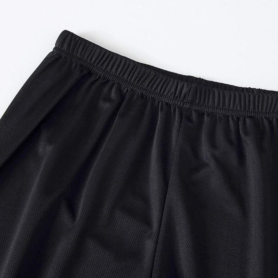 1/3 peças shorts masculinos plus size de malha preta de secagem rápida corrida fitness basquete futebol 5 calças adolescentes calças elásticas na cintura