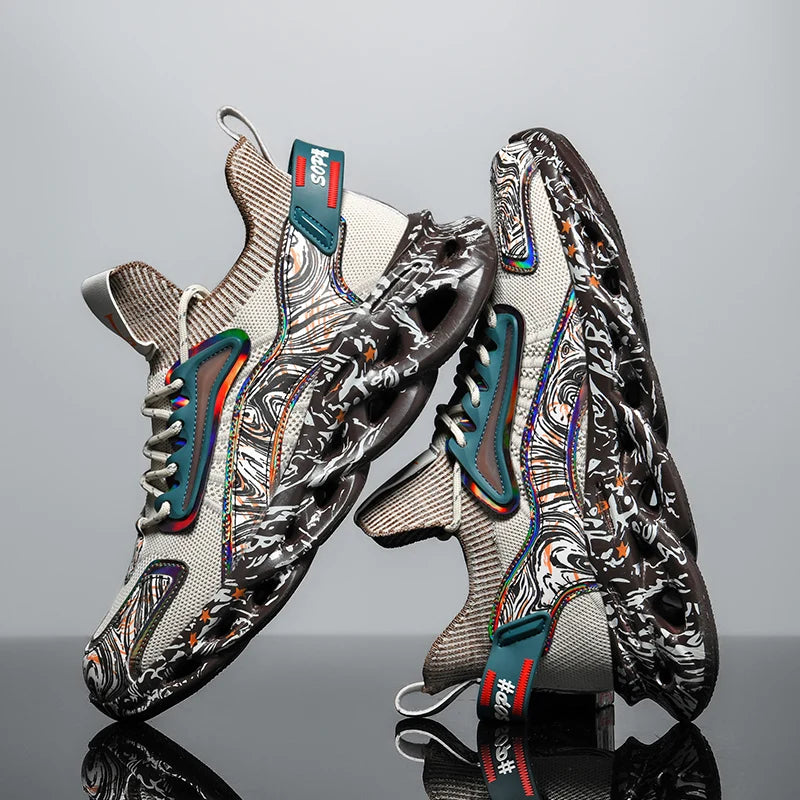 Sapatos masculinos Tênis masculinos Sapatos de luxo Sapatos casuais masculinos Tênis de corrida Sapatos respiráveis da moda Mocassins Sapatos de corrida para homens