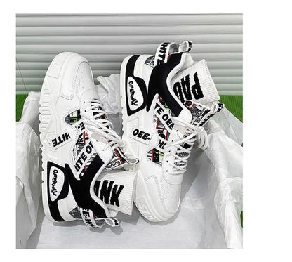 Tênis de couro da moda casual, novos sapatos masculinos para skate, calçados esportivos para corrida ao ar livre, caminhada, tênis, plataforma, calçados de luxo
