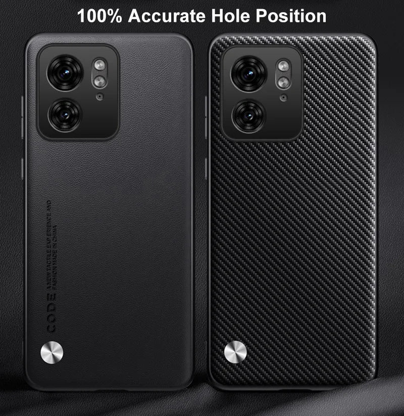 Capa de couro PU de luxo para Motorola Moto Edge 40 Neo, capa traseira de silicone fosco, proteção para celular Motorola Edge 40 5G