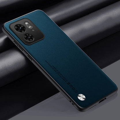 Capa de couro PU de luxo para Motorola Moto Edge 40 Neo, capa traseira de silicone fosco, proteção para celular Motorola Edge 40 5G