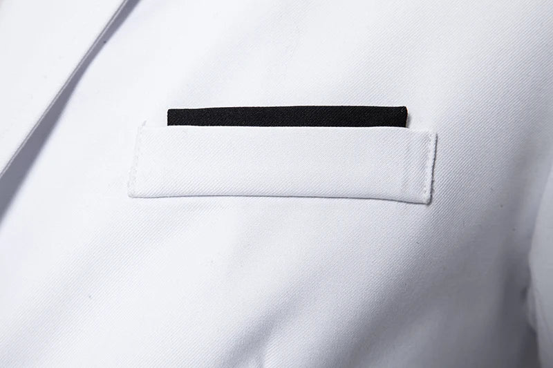 Blazer Men's masculino fashion cavalheiro cor sólida confortável cor de negócios casamento casual banquete terno fino