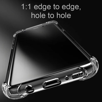 Capa de silicone de luxo para Samsung Galaxy S25 S24 S20 FE S10 S9 S8 Plus S10E Note 8 9 10 Lite, capa transparente macia e à prova de choque