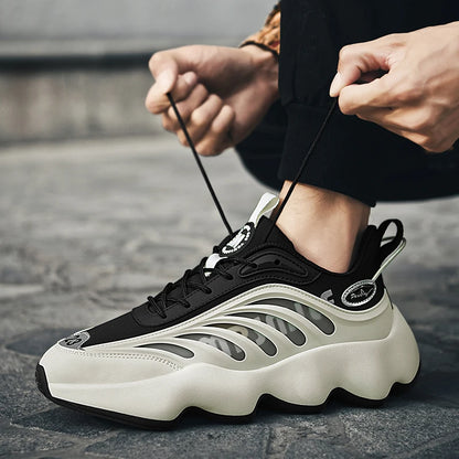 Sapatos masculinos Tênis masculinos Sapatos de luxo Sapatos casuais masculinos Tênis de corrida Sapatos respiráveis da moda Mocassins Sapatos de corrida para homens