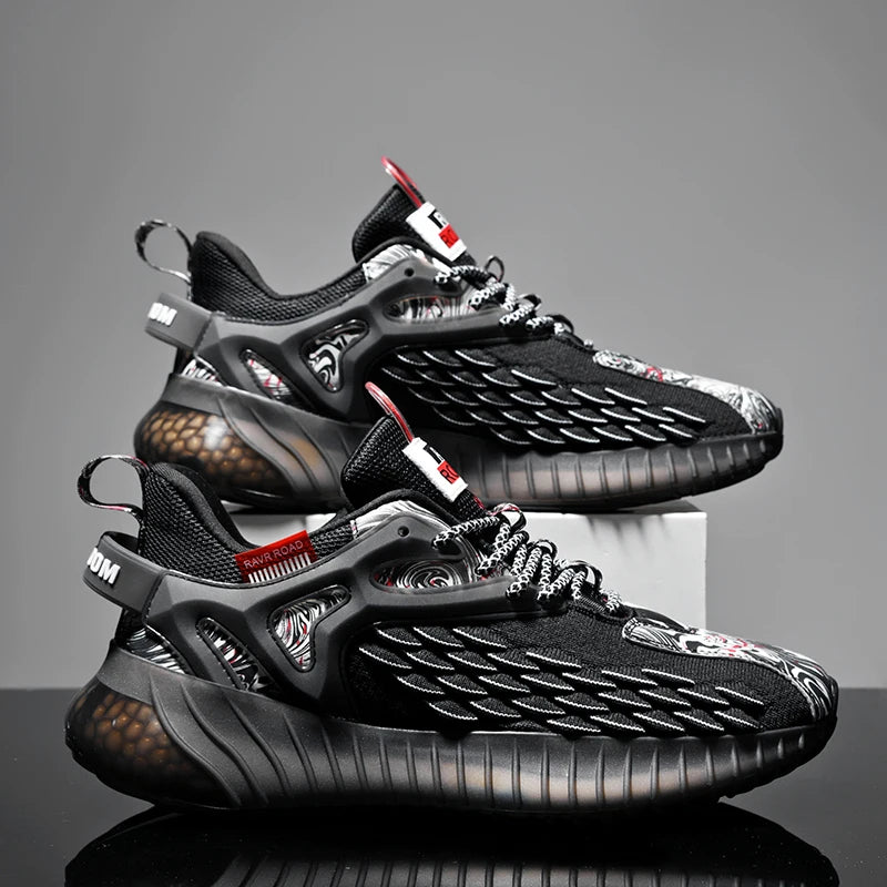 Sapatos masculinos Tênis masculinos Sapatos de luxo Sapatos casuais masculinos Tênis de corrida Sapatos respiráveis da moda Mocassins Sapatos de corrida para homens
