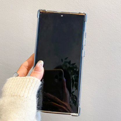 Capa de carregamento magnético sem fio com revestimento de luxo para Samsung S25 S24 Ultra S23 FE S22 Plus S21 Note 20 Capa de proteção de lente transparente