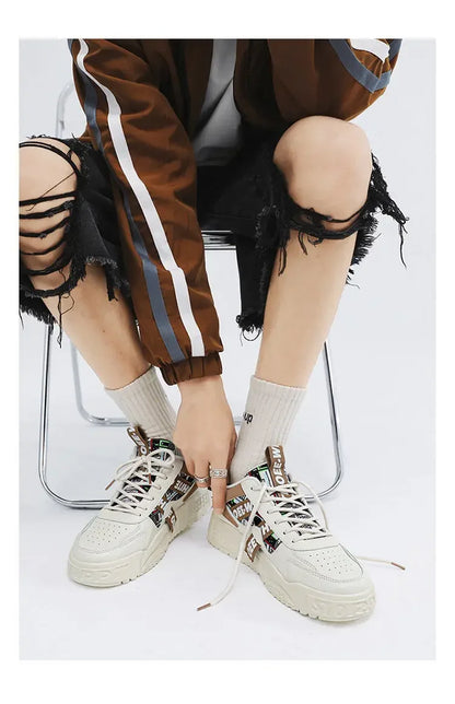 Tênis de couro da moda casual, novos sapatos masculinos para skate, calçados esportivos para corrida ao ar livre, caminhada, tênis, plataforma, calçados de luxo