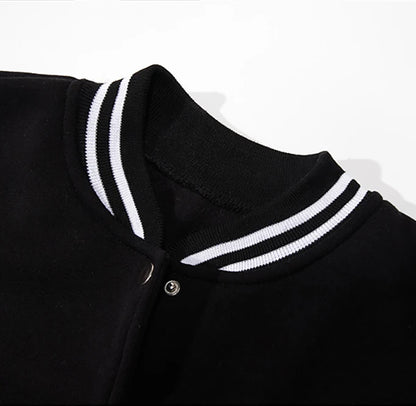 O lugar onde os sonhadores conseguiram uniforme de beisebol, moletom com capuz número da sorte 23, forro de pele, jaqueta americana masculina, primavera/outono, tops