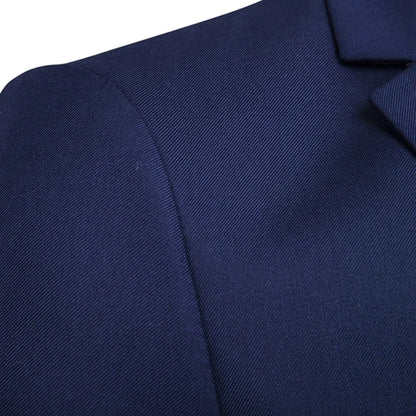 Ternos masculinos elegantes, 3 peças, 2 conjuntos de blazers, jaquetas, coletes, calças, luxo, clássico, 2025, casacos formais, trajes coreanos