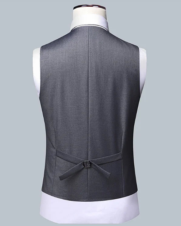 Terno masculino de cor sólida, alta qualidade, moda 2025, banquete, casamento, tendência, padrinho, solteiro, 3/2/1