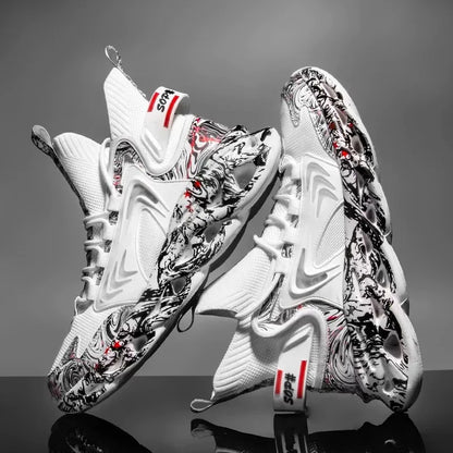 Sapatos masculinos Tênis masculinos Sapatos de luxo Sapatos casuais masculinos Tênis de corrida Sapatos respiráveis da moda Mocassins Sapatos de corrida para homens