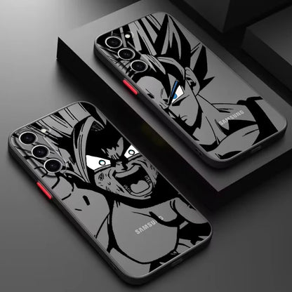 Capa de celular luxuosa D-Dragons Balls Gokus para Samsung Galaxy S25 S24 S23 S22 S21 S20 S10 FE Note20 Plus Ultra Lite 5G, capa traseira