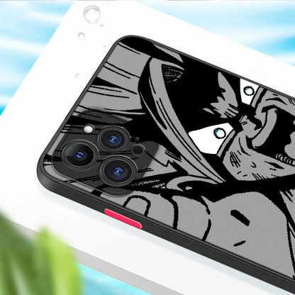 Capa de celular luxuosa D-Dragon Ball Goku fosca translúcida para Apple iPhone 15 14 13 12 11 XS XR X 8 7 SE Pro Max Plus Mini Funda