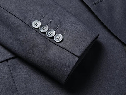 Terno masculino de cor sólida, alta qualidade, moda 2025, banquete, casamento, tendência, padrinho, solteiro, 3/2/1