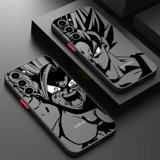 Capa de celular luxuosa D-Dragons Balls Gokus para Samsung Galaxy S25 S24 S23 S22 S21 S20 S10 FE Note20 Plus Ultra Lite 5G, capa traseira