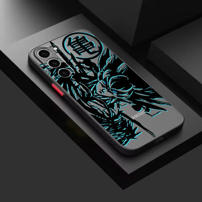 Capa de celular luxuosa D-Dragons Balls Gokus para Samsung Galaxy S25 S24 S23 S22 S21 S20 S10 FE Note20 Plus Ultra Lite 5G, capa traseira