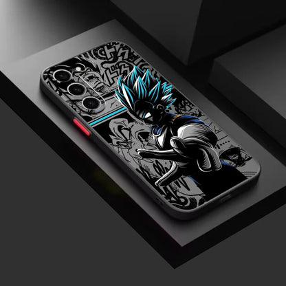 Capa de celular luxuosa D-Dragons Balls Gokus para Samsung Galaxy S25 S24 S23 S22 S21 S20 S10 FE Note20 Plus Ultra Lite 5G, capa traseira