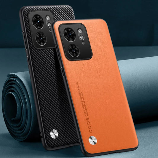 Capa de couro PU de luxo para Motorola Moto Edge 40 Neo, capa traseira de silicone fosco, proteção para celular Motorola Edge 40 5G