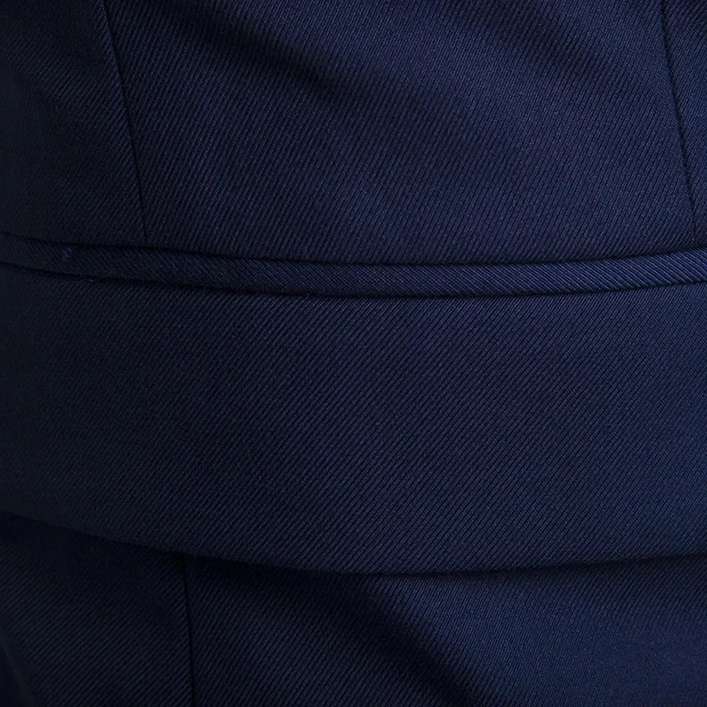 Ternos masculinos elegantes, 3 peças, 2 conjuntos de blazers, jaquetas, coletes, calças, luxo, clássico, 2025, casacos formais, trajes coreanos