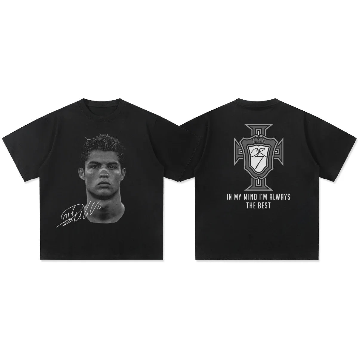 Leo Messi Vintage Print Sports Casual Short Sleeve T-shirt Men's and Women's American  Tops