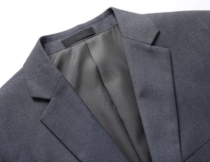 Terno masculino de cor sólida, alta qualidade, moda 2025, banquete, casamento, tendência, padrinho, solteiro, 3/2/1