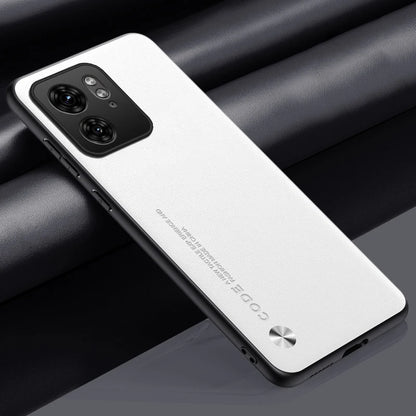 Capa de couro PU de luxo para Motorola Moto Edge 40 Neo, capa traseira de silicone fosco, proteção para celular Motorola Edge 40 5G