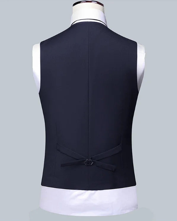 Terno masculino de cor sólida, alta qualidade, moda 2025, banquete, casamento, tendência, padrinho, solteiro, 3/2/1