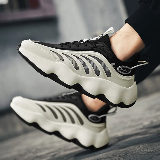 Sapatos masculinos Tênis masculinos Sapatos de luxo Sapatos casuais masculinos Tênis de corrida Sapatos respiráveis da moda Mocassins Sapatos de corrida para homens