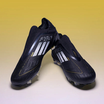 Chuteiras de futebol masculinas QQ-F50 Pro sem cadarço TF/FG para treinamento, tênis de futebol antiderrapantes para gramado juvenil, tamanho 35-45