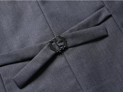 Terno masculino de cor sólida, alta qualidade, moda 2025, banquete, casamento, tendência, padrinho, solteiro, 3/2/1