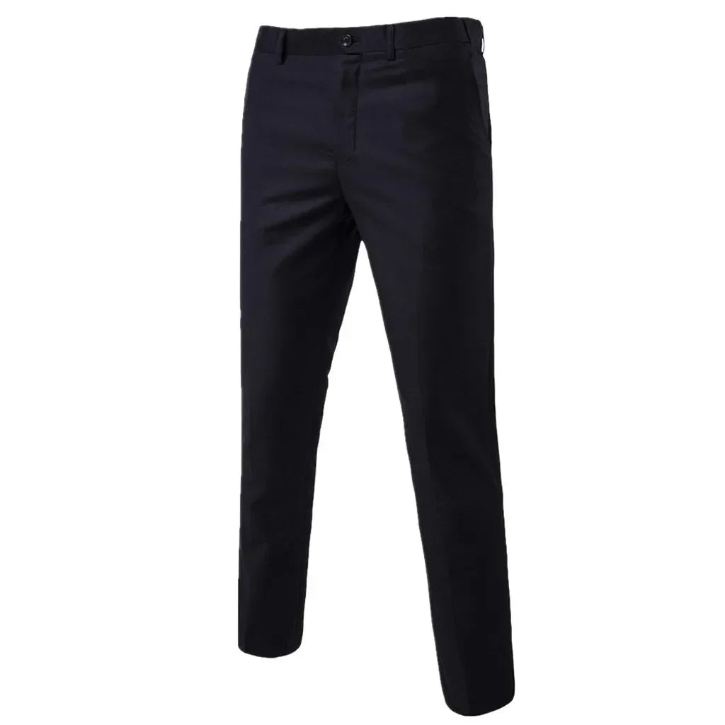 Ternos masculinos elegantes, 3 peças, 2 conjuntos de blazers, jaquetas, coletes, calças, luxo, clássico, 2025, casacos formais, trajes coreanos