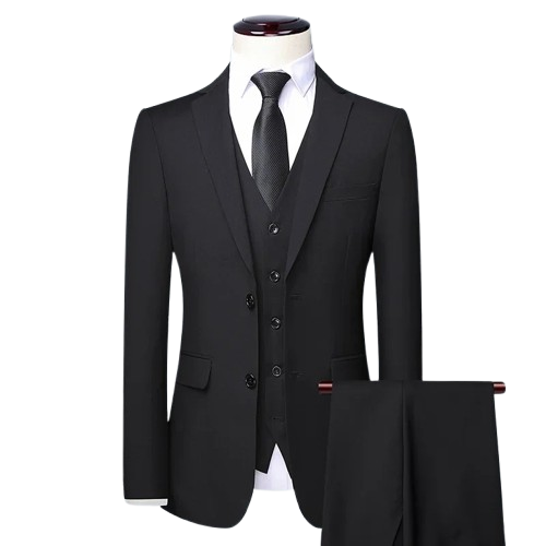Terno masculino de cor sólida, alta qualidade, moda 2025, banquete, casamento, tendência, padrinho, solteiro, 3/2/1